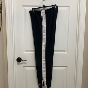 Nike athletic pants black/white size M - 8-10
